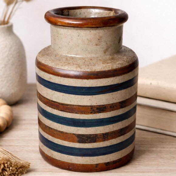 Other - Vintage Eclectic Retro Scandi Stoneware Ceramic Spice Jar Canister – Japan